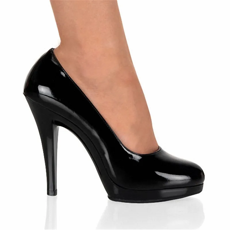 Super high heel shoe, big code 40-43 stage performance shallow shoes, 13cm model runway shoes sexy