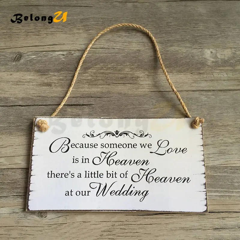 Wedding Decoration Hanging Signs MUW-026-02