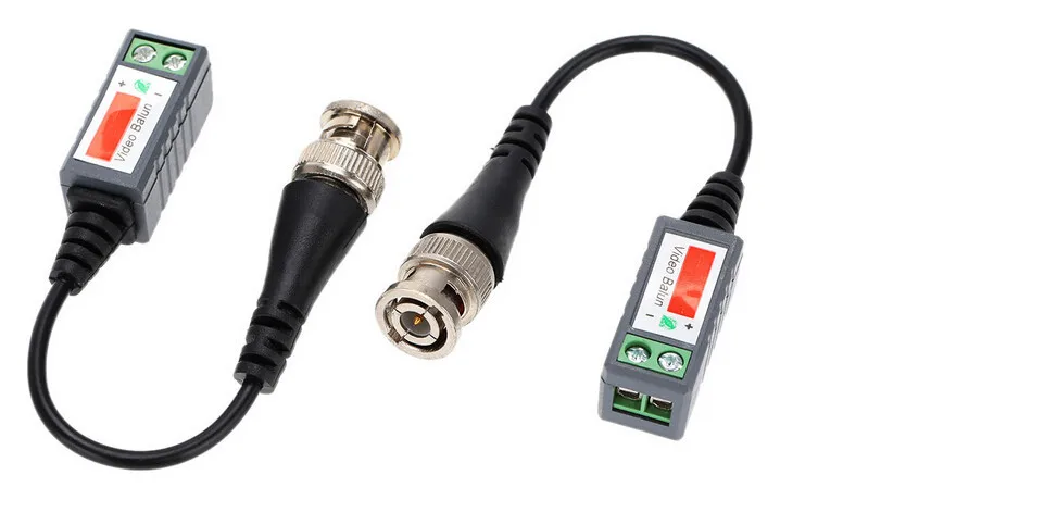  10pcs/5 Pairs ABS Plastic CCTV Video Balun CCTV Accessories Passive Transceivers 2000ft Distance UT - 32923097775