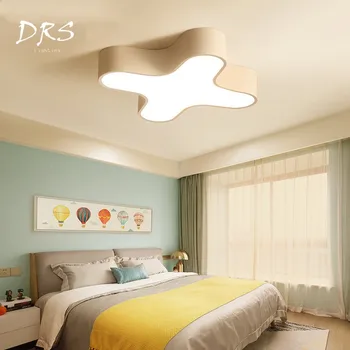 

New Led Ceiling Lamp with Iron Body Milk Colour Lighting Fixtures for Children Bedroom Living Room Kitchen Ceiling Lights
