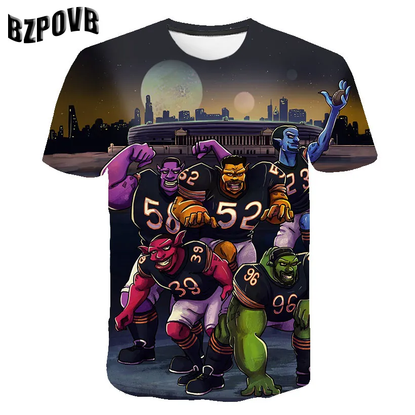 

Hot 2019 Summer New Men's Tops Fashion Anime Cartoon Print Clothes T-Shirt Men's Casual Breathable T-Shirt Straight Short Sleeve