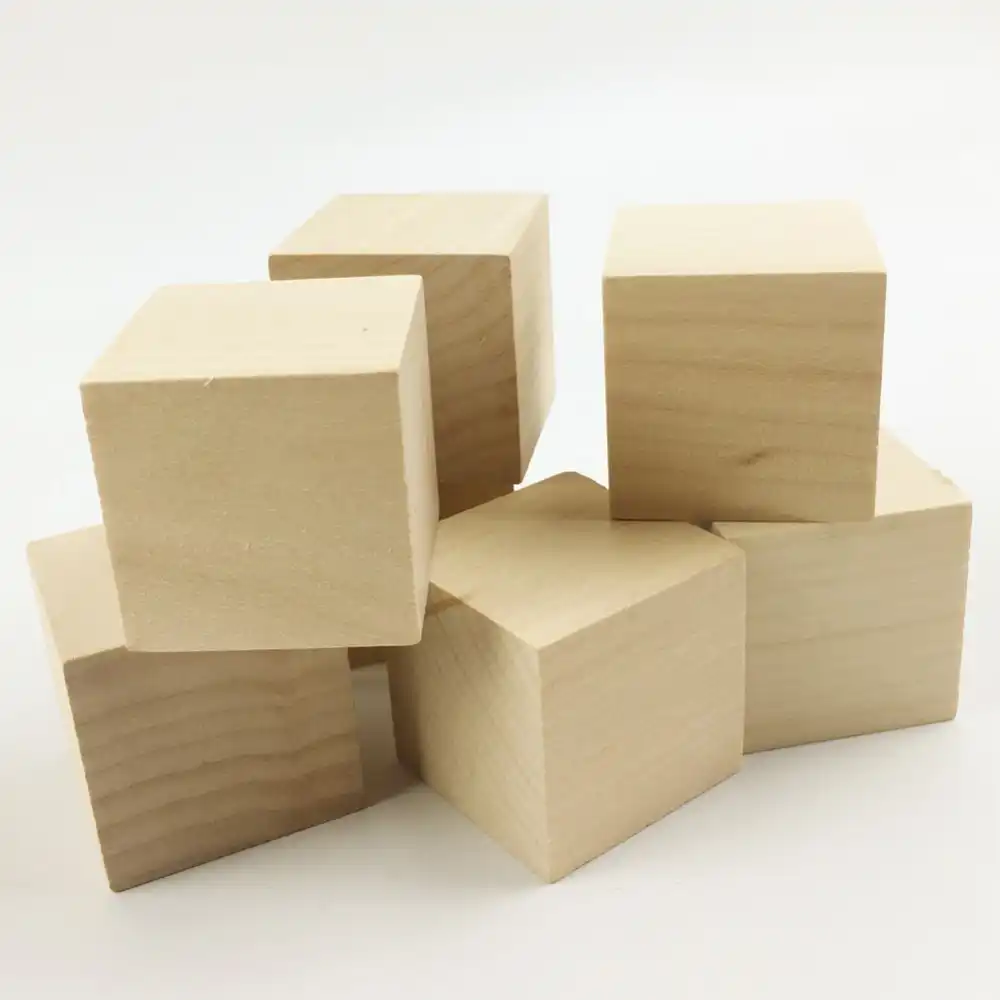 large wooden square blocks