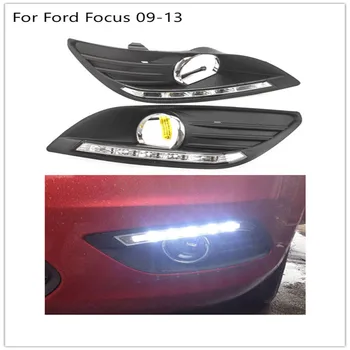 

LED Daytime Running Light for Ford Focus 2 MK2 2009 -2013 Auto Light-off Function Waterproof 12V 5 LED DRL Lamp
