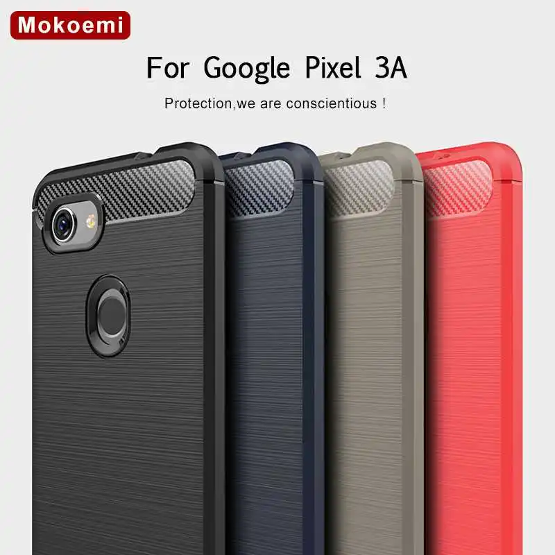 

Mokoemi Fashion Shock Proof Soft Silicone 5.6"For Google Pixel 3a Case For Google Pixel 3a XL Cell Phone Case Cover