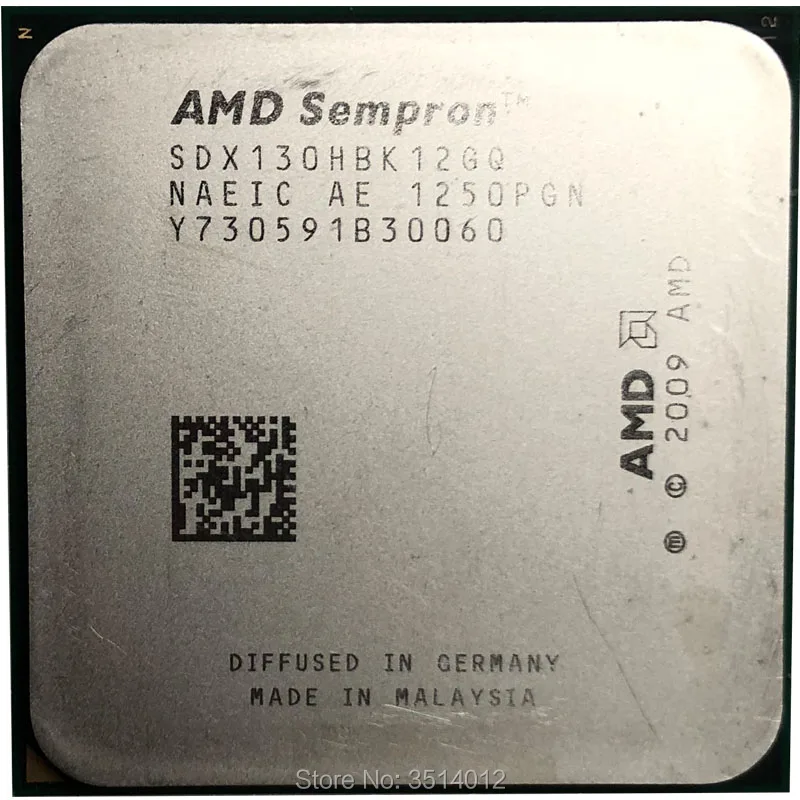 AMD Sempron 130X130 X130 2 6G одноъядерный ЦПУ процессор SDX130HBK12GM / разъем AM3|socket am3|cpu processorcpu socket