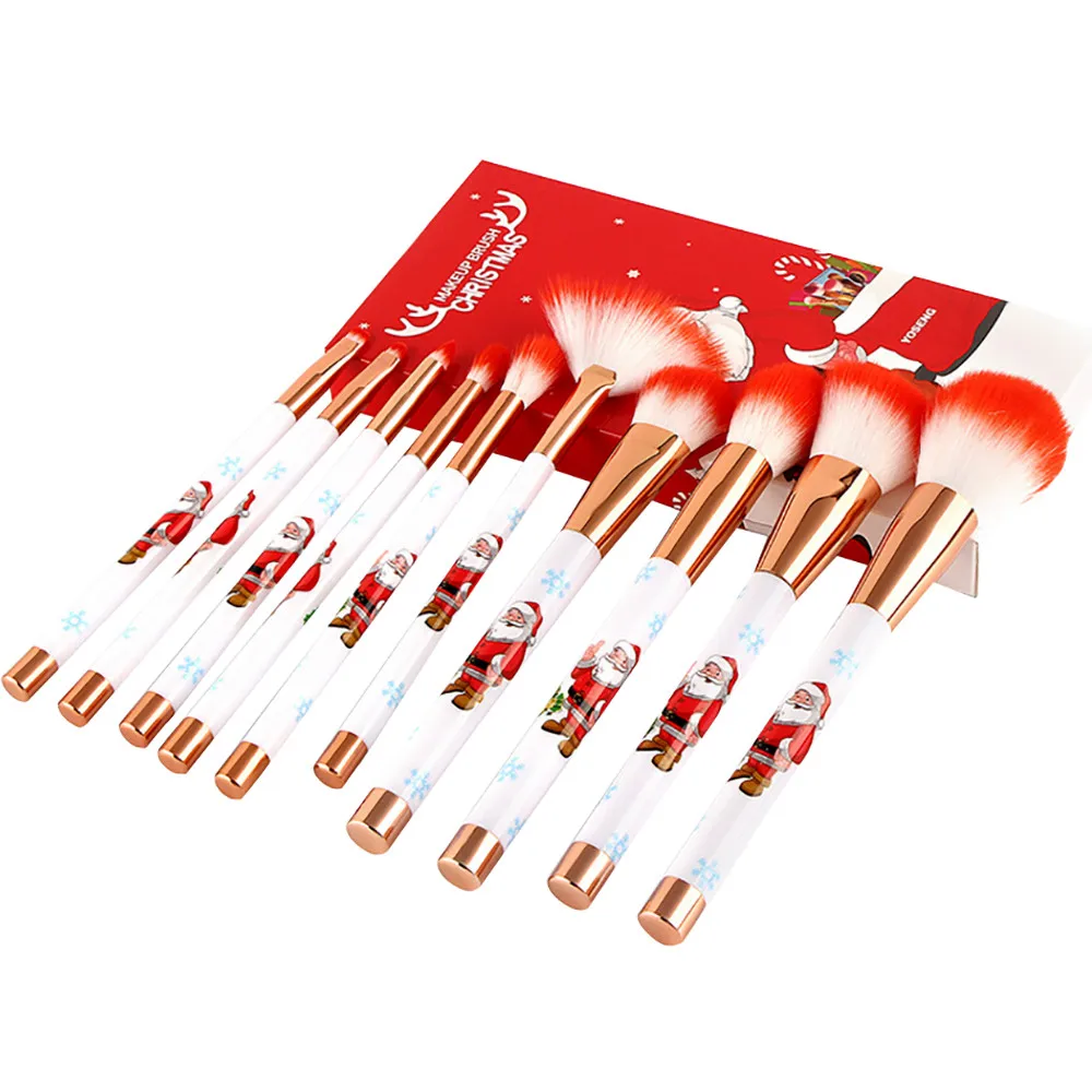 

10 Christmas Designs Makeup Christmas Gifts Makeup And Beauty Brushes cosmetic brushes tool kit with organizer natural makeup