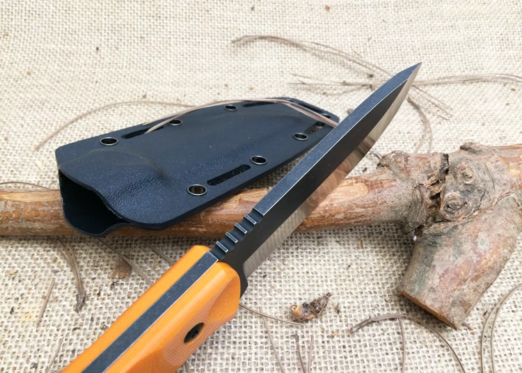 NEW! TOPS Brothers of Bushcraft Fieldcraft Hunting Fixed Knife,9Cr18Mov Blade G10 Handle Camping Knife.