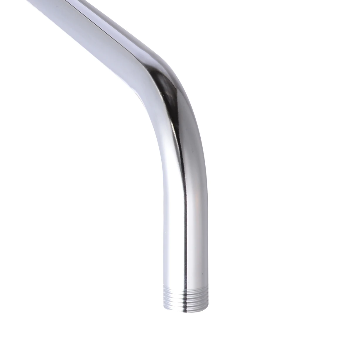 24" Stainless Steel Shower Arm Wall Mounted Tube Rain Shower Head Extension Arm Bracket for Bathroom Accessories