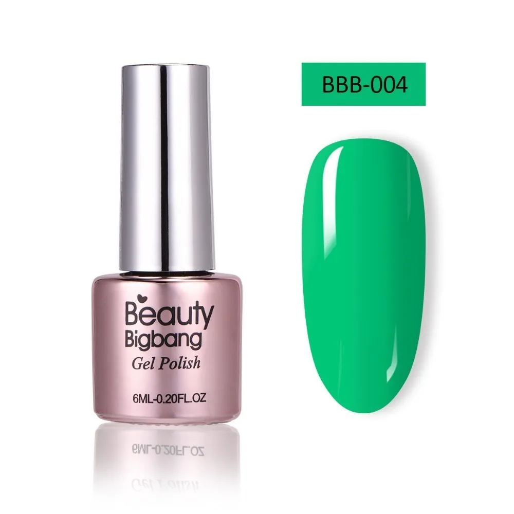 Beautybigbang фосфоресцирующий Vernis Ongle светящийся в темноте лак флуоресцентный Неон лак для ногтей зеленый цвет дизайн ногтей поли Гель-лак - Цвет: 4A