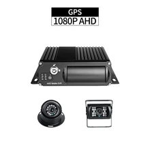 4CH 1080 P H.264 gps запись AHD SD карты мобильного Kit DVR I/вывода сигнала тревоги G-sensor аудио/видео Регистраторы воспроизведение ПК, для камер автобуса грузовика