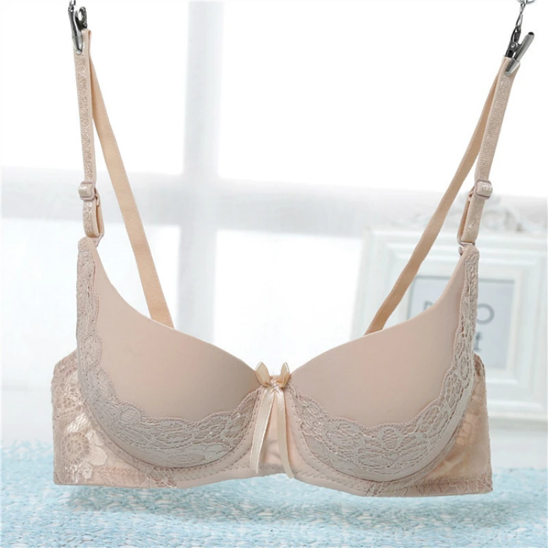 women sexy double push up bras one-piece seamless bra women push up bra invisible sexy push up bras for women lace gather