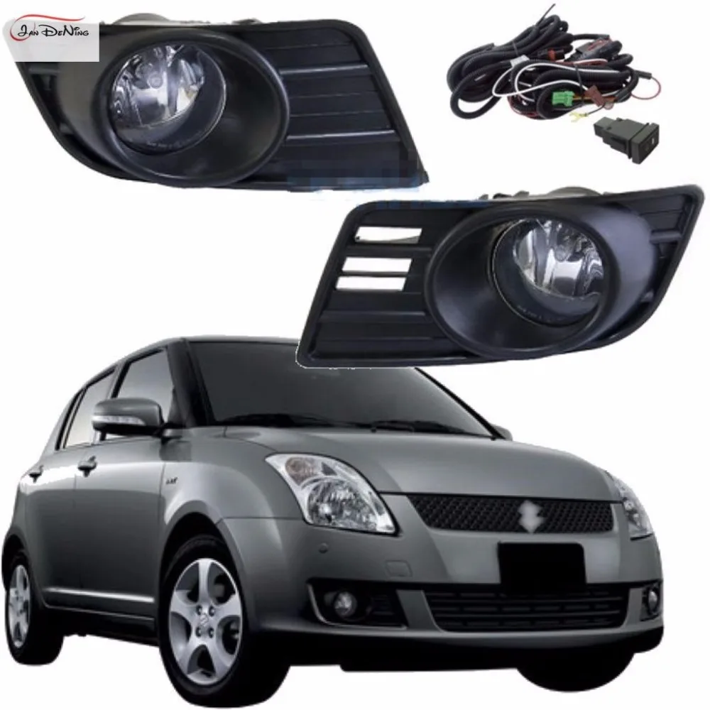 JanDeNing Противотуманные фары Дневные Фары Светильник s для SUZUKI SWIFT 2007 2010 передние