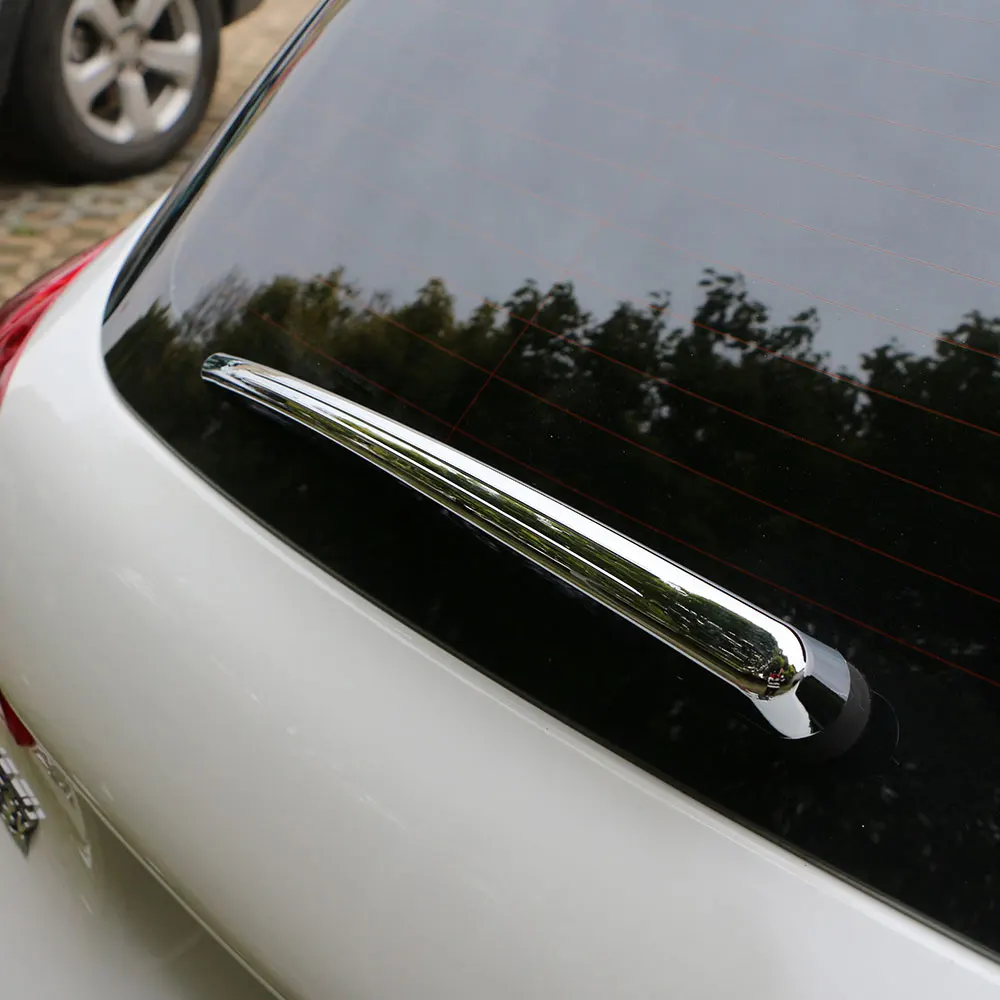 1 шт. ABS хромирование, задняя часть автомобиля Лобовое стекло вода щетка крышка наклейки для peugeot 2008 2014-2017 аксессуары