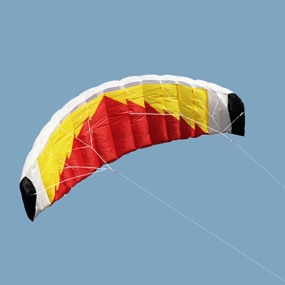 7" x 27,5" Большой двойной линии трюк Parafoil воздушный змей Спорт на открытом воздухе забавная игрушка с 30 м линия для детей взрослых Открытый Забавный пляж