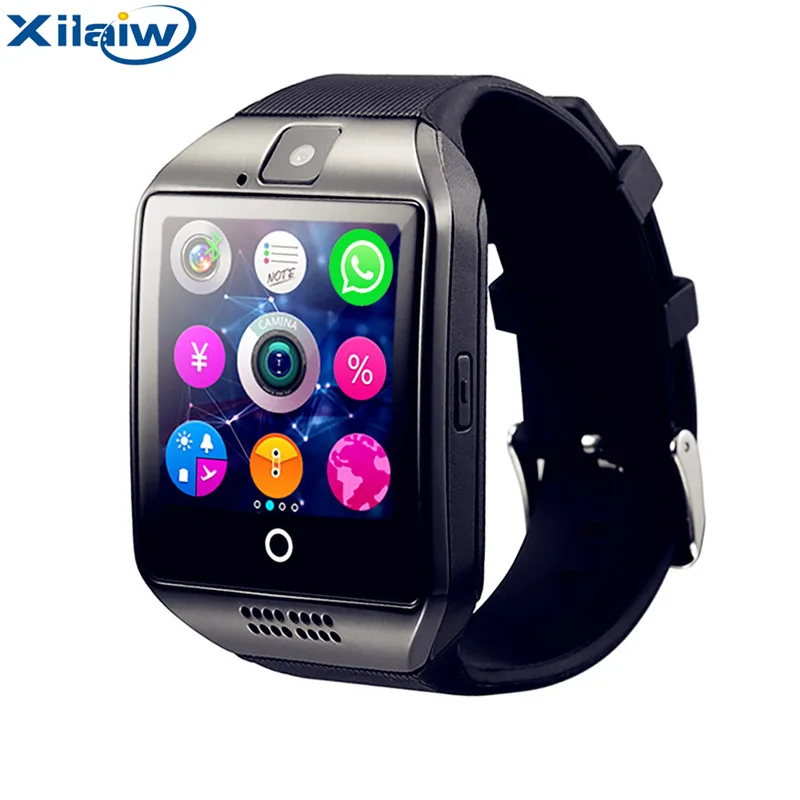 Xilaiw Q18 Смарт-часы с камерой Bluetooth SmartWatch sim-карты наручные часы для телефона Android