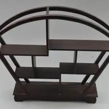 Коллекционная оформлен Старый ручная деревянные резные любопытно Стенд Кабинета Дисплей шкафы украшения