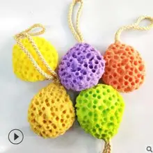 Для массажной сотовой Мочалка для ванны Лицевая ГУБКА для снятия макияжа и отшелушивания банные инструменты и аксессуары для ванны и тела HA136