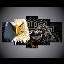 HD Gedruckt Eagles motorrad Malerei Leinwanddruck raumdekor poster drucken bild leinwand Freies verschiffen/ny-2910