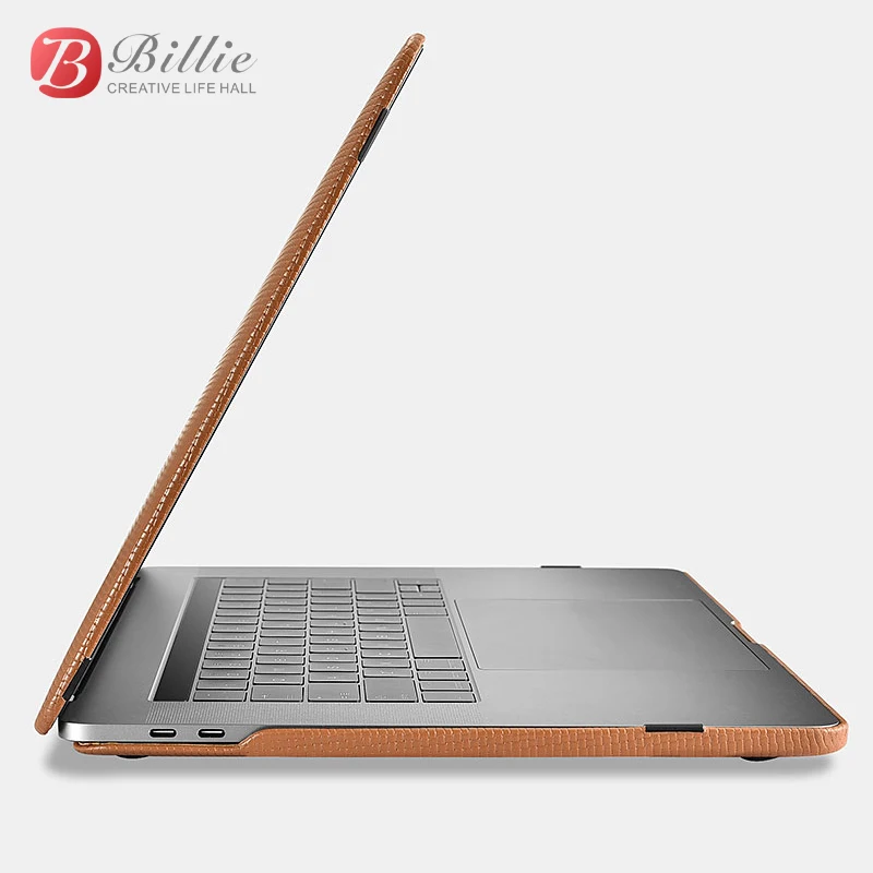 Чехол из натуральной кожи для MacBook Pro 15 дюймов новинка 2018 роскошные сумки и чехлы