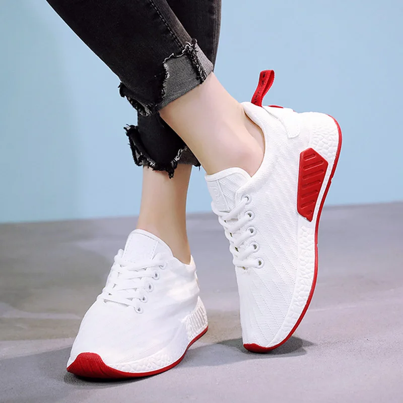 

Women's casual vulcanized shoes Fashion Comfortable Sneakers Autumn High Quatily Non-slip Walking Shoes Trend Pink Flats Shoes