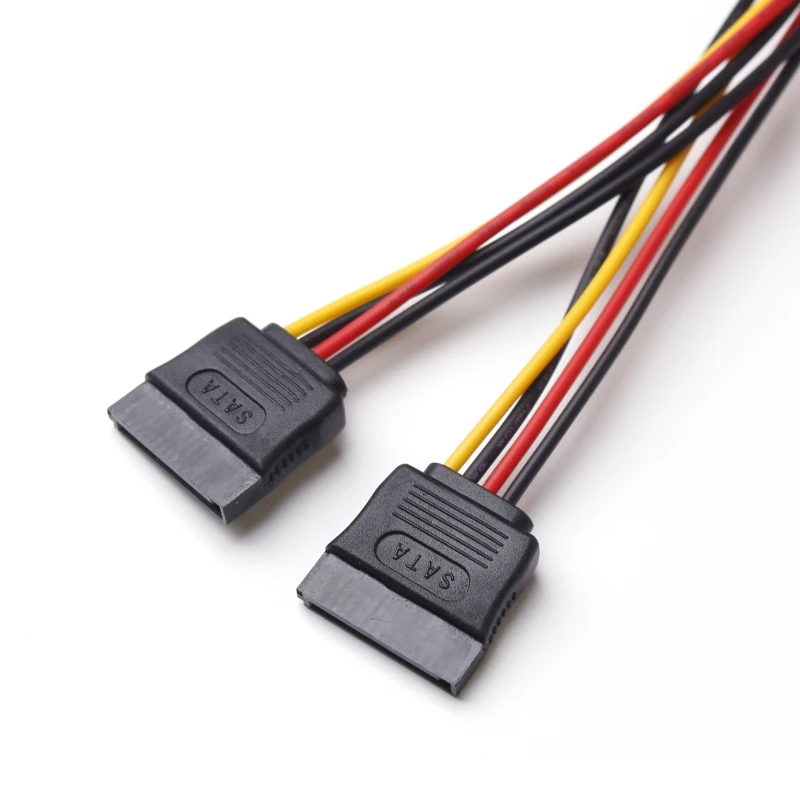 Кабель Сплиттер питания 15 штырьков SATA|15 pin|sata 15pinhard drive cable |
