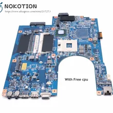 NOKOTION материнская плата для ноутбука acer aspire 7741 7741Z 7741G 7741ZG основная плата MBPT501001 48.4HN01.01M HM55 DDR3 Бесплатный процессор