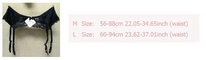 Сексуальные Подвязки Пояс для женщин подтяжки Три Засов сзади Регулируемый для чулок носки M и L 2 размера