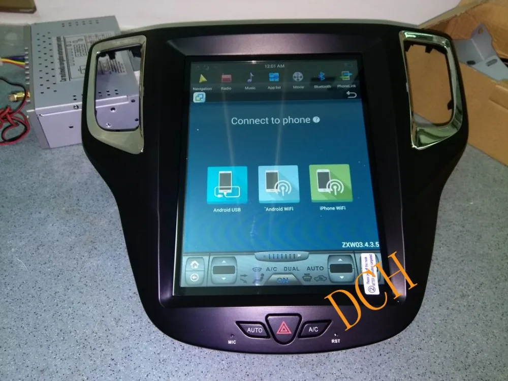 Cheap 10.4 inch Vertical Screen Tesla Style Android 8.1 Car DVD GPS Navigation Radio Audio Player for CHANGAN CS35 2012-2016 PX6 IPS 8
