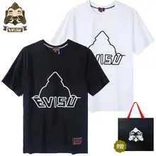 New Street Brand Evisu Men's Spring Summer Short-Sleeved Embroidery Breathable Cotton Men And Women Lovers Short Sleeves Vest