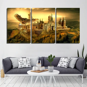 

Hogwarts Canvas Posters Prints Wall Art Painting Decorative Picture Modern Home Decoration Accessories Frames Pop