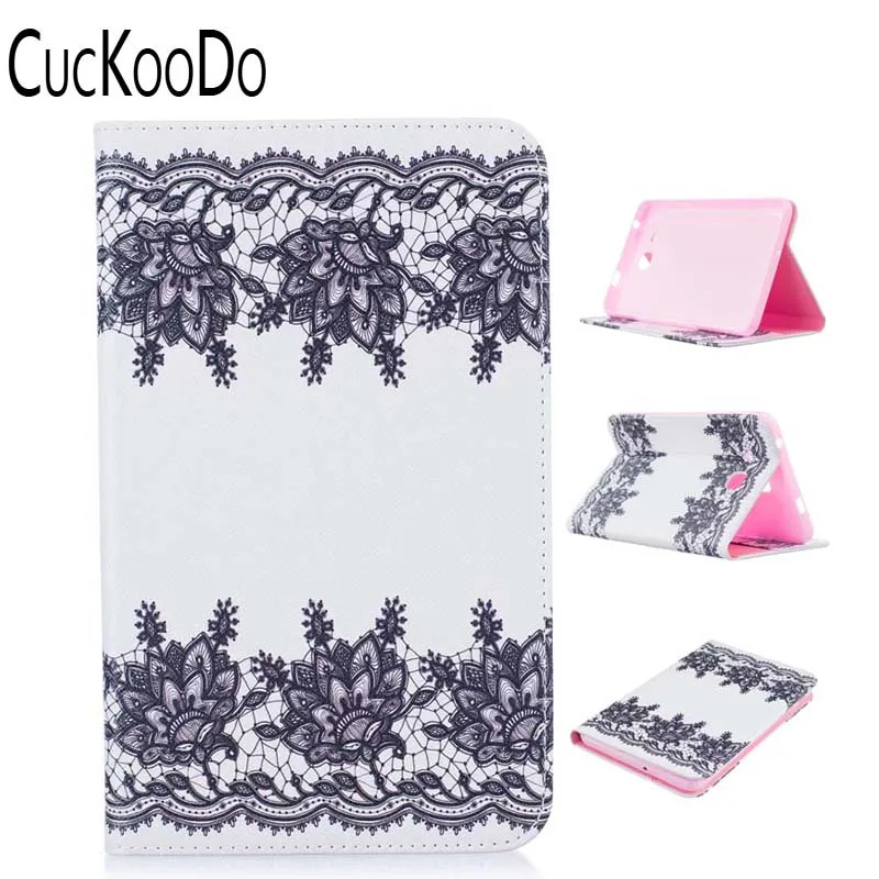 CucKooDo Cartoon Cute Design PU Leather Flip Stand with Smart