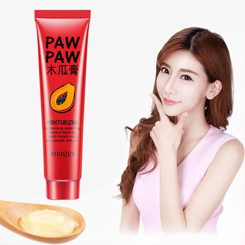

IMAGES Papaya Essence Cream Moisturizing Face Hand Foot Lip Skin Care Multi-purpose Improve Dry Relieve Itching& Minor Burns