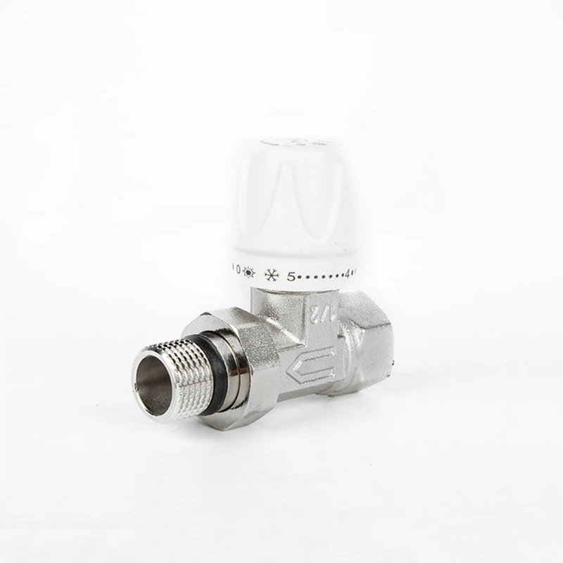 

1PC Thermostat Radiator Control Thermostatic Radiator Valve Brass Angel Valve Thermostatic Radiator Head DN15 DN20