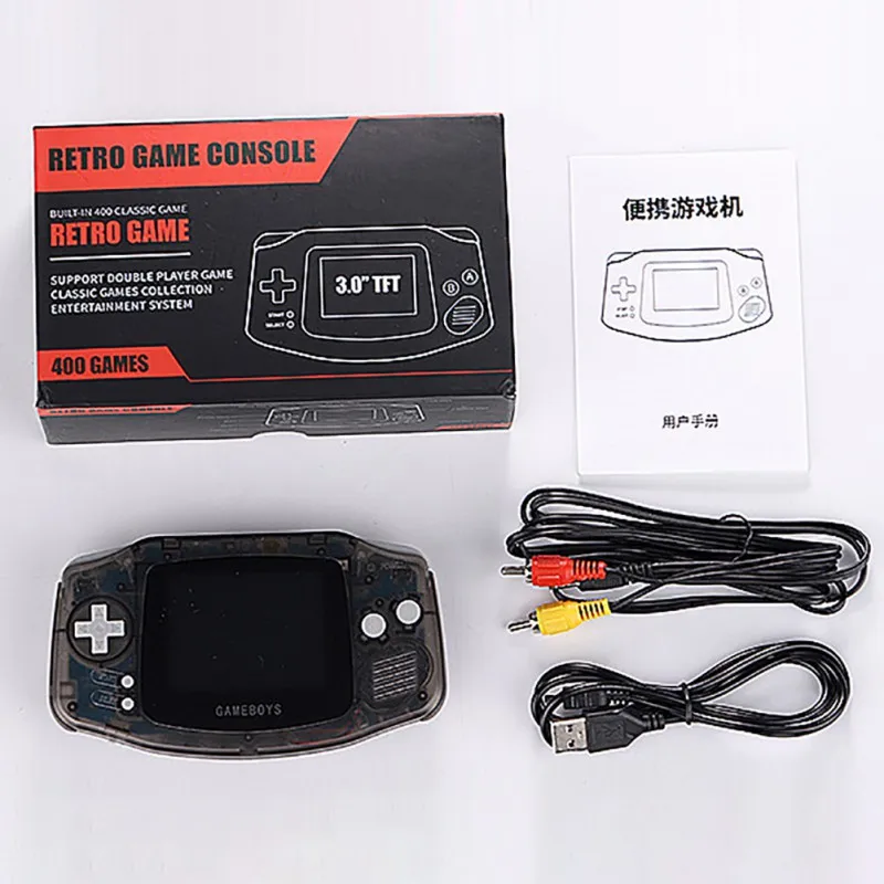 

For Nintendo Game Multiple Colors Available Nostalgic Retro Handheld Game Console Single Double People Game Console