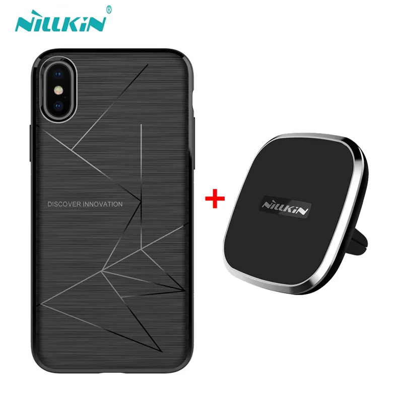 For Apple iphone X case cover NILLKIN qi wireless charger