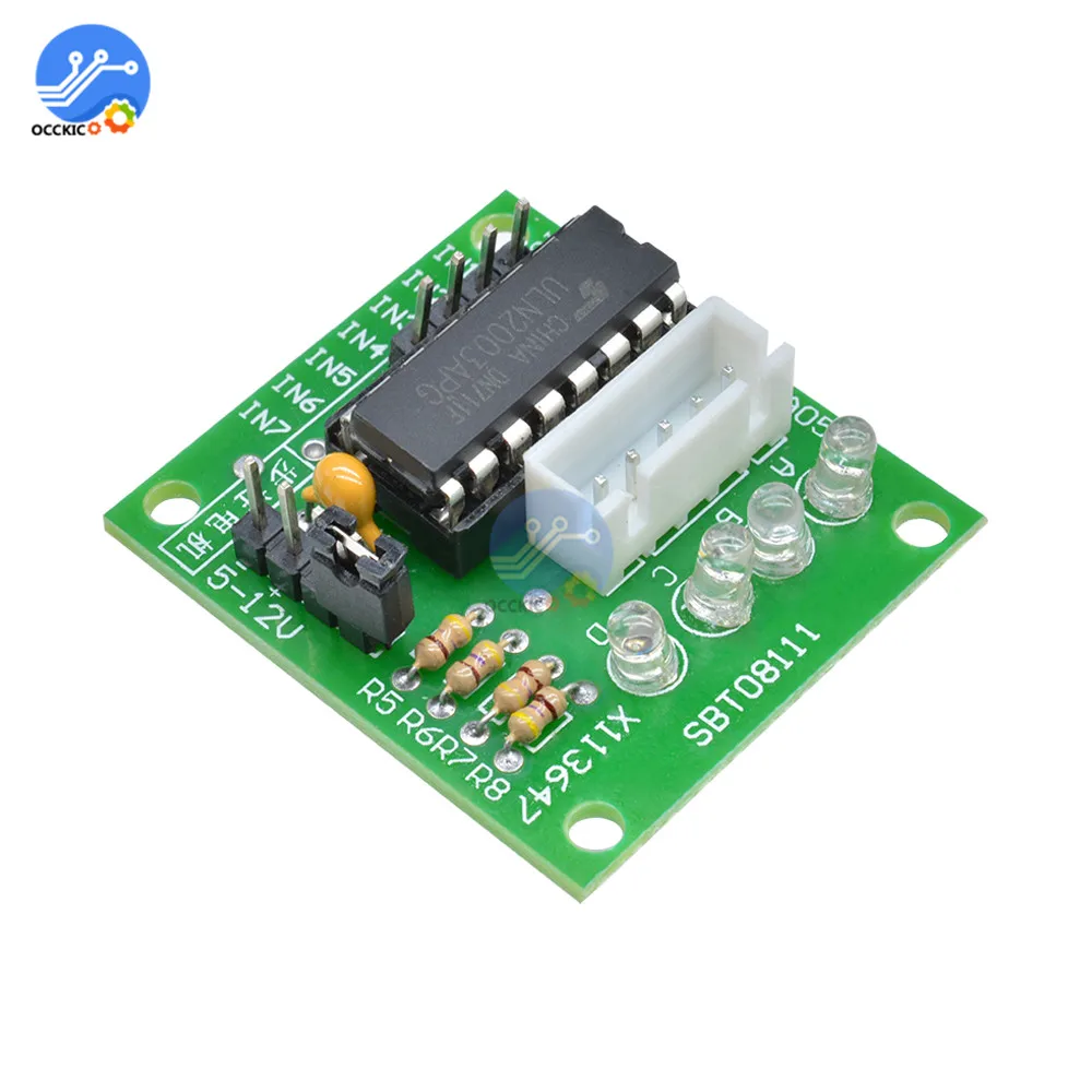 

High-power ULN2003 Stepper Motor Driver Board Test Module For 28BYJ-48 5V 12V For Arduino