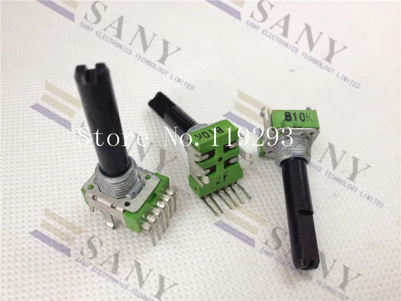 [LAN] ALPHA R12 B10K B10K 30MM handle 6 feet Potentiometer 10PCS/LOTin