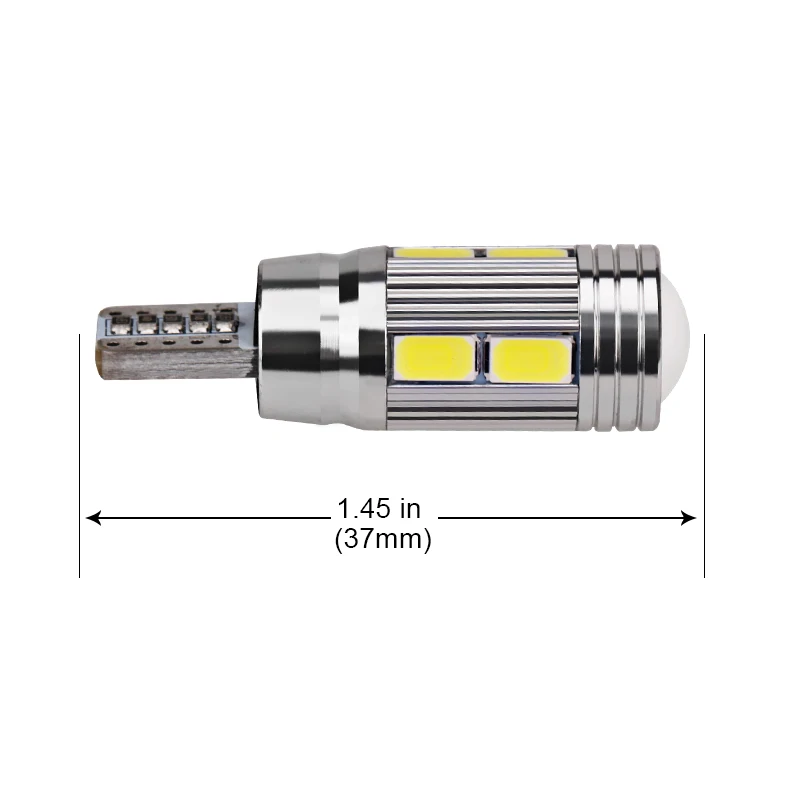 Автомобильный светодиодный светильник T10 194 W5W Canbus лампа без ошибок 5630 SMD для