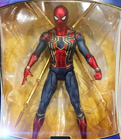 

Avengers 3 Infinite War Iron Spiderman PVC Action Figure Superhero Figures Spider-man Collectible Model Dolls Toy