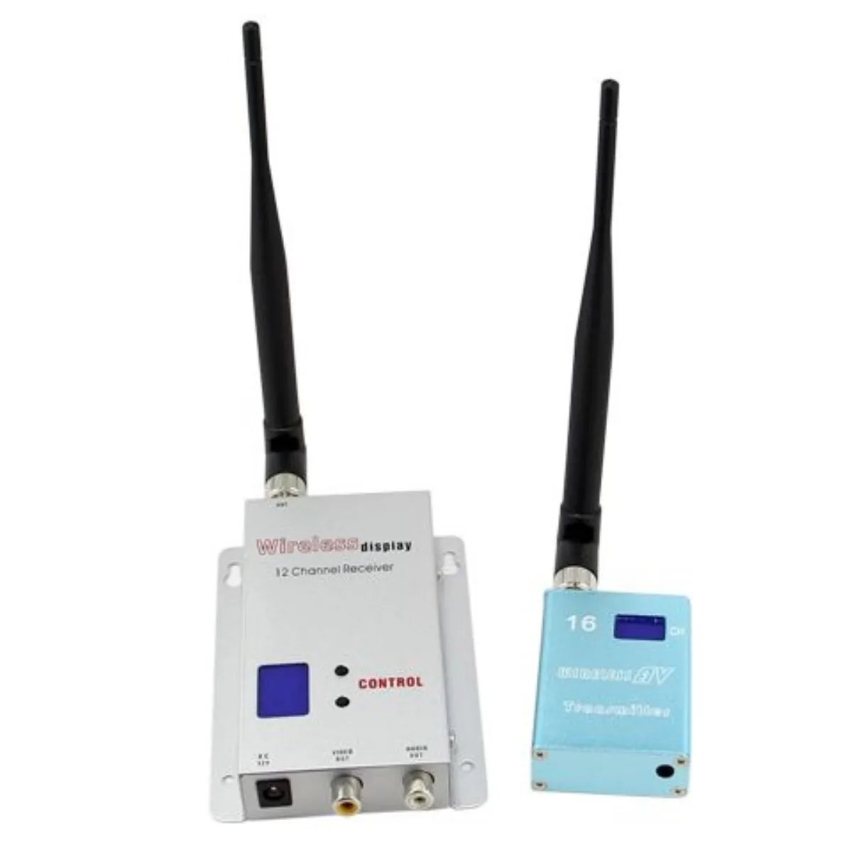1.2GHz 700mW 15CH Wireless Room-to-Room Audio/Video Transmitter Receiver Set for FPV Photography 