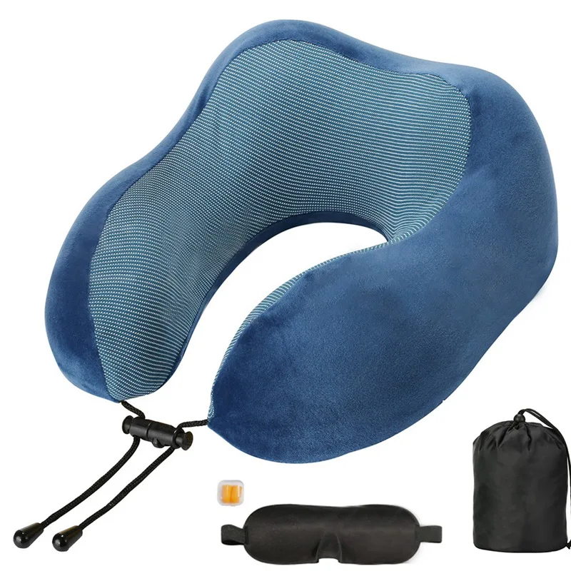 Travel Neck Pillow Multifunctional U-shaped Lightweight Portable Washable Memory Foam Cushion