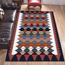 Ретро паркет этнические ковры индивидуальные модные домашние коврики татами Журнальный столик коврики скандинавские богемные гостиная Tapis Alfombra