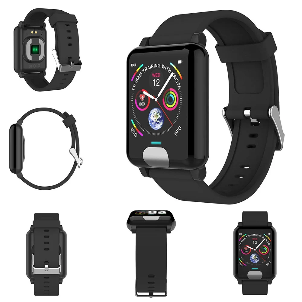 

KISSCASE Blood pressure Touch Screen Sleep&Sport Tracker Smart wristband Electrocardiogram 3D dynamic heart rate Smart wristband