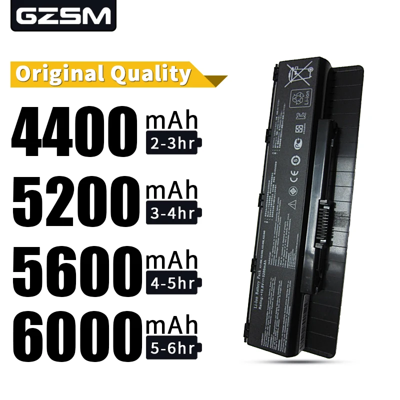 HSW Новый аккумулятор для ноутбука Asus N46 N46V N46VJ N46VM N46VZ N56 N56D N56V N56VJ N76 N76V A31 A32