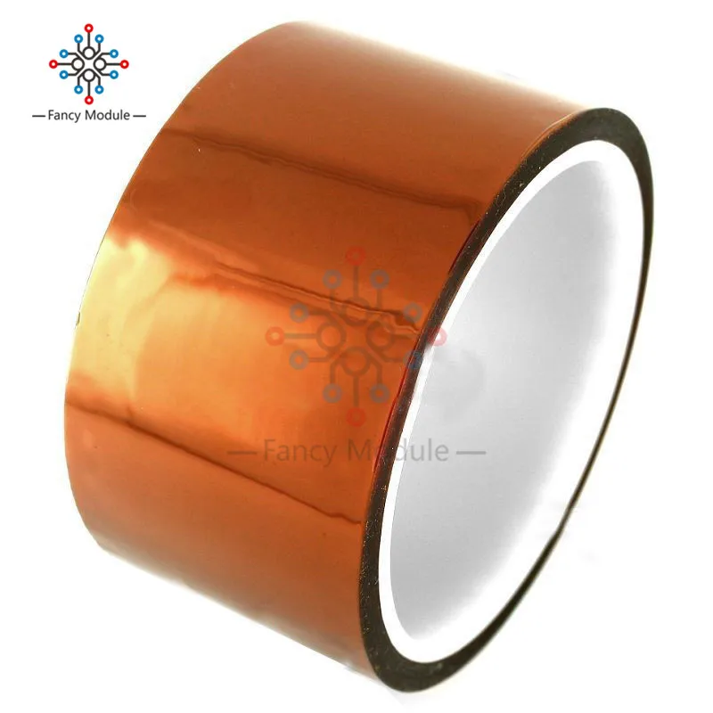 50mm 100ft One-side Self-adhesive Heat Resistant Polyimide Tape High Temperature Adhesive Insulation for BGA PCB SMT Solder | Инструменты