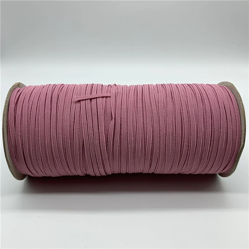 5 ярдов/партия, 3 мм, цветная эластичная резинка для шитья, эластичная резинка для талии Fiat, эластичная лента