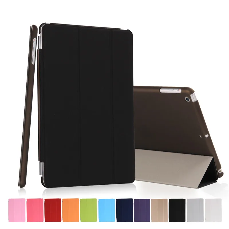 

Trifold Flip Case for iPad mini 1/2/3, Pu leather Smart 9.7 Inch Cover Auto Wake Up/Sleep with pencil for iPad mini 3 2 1