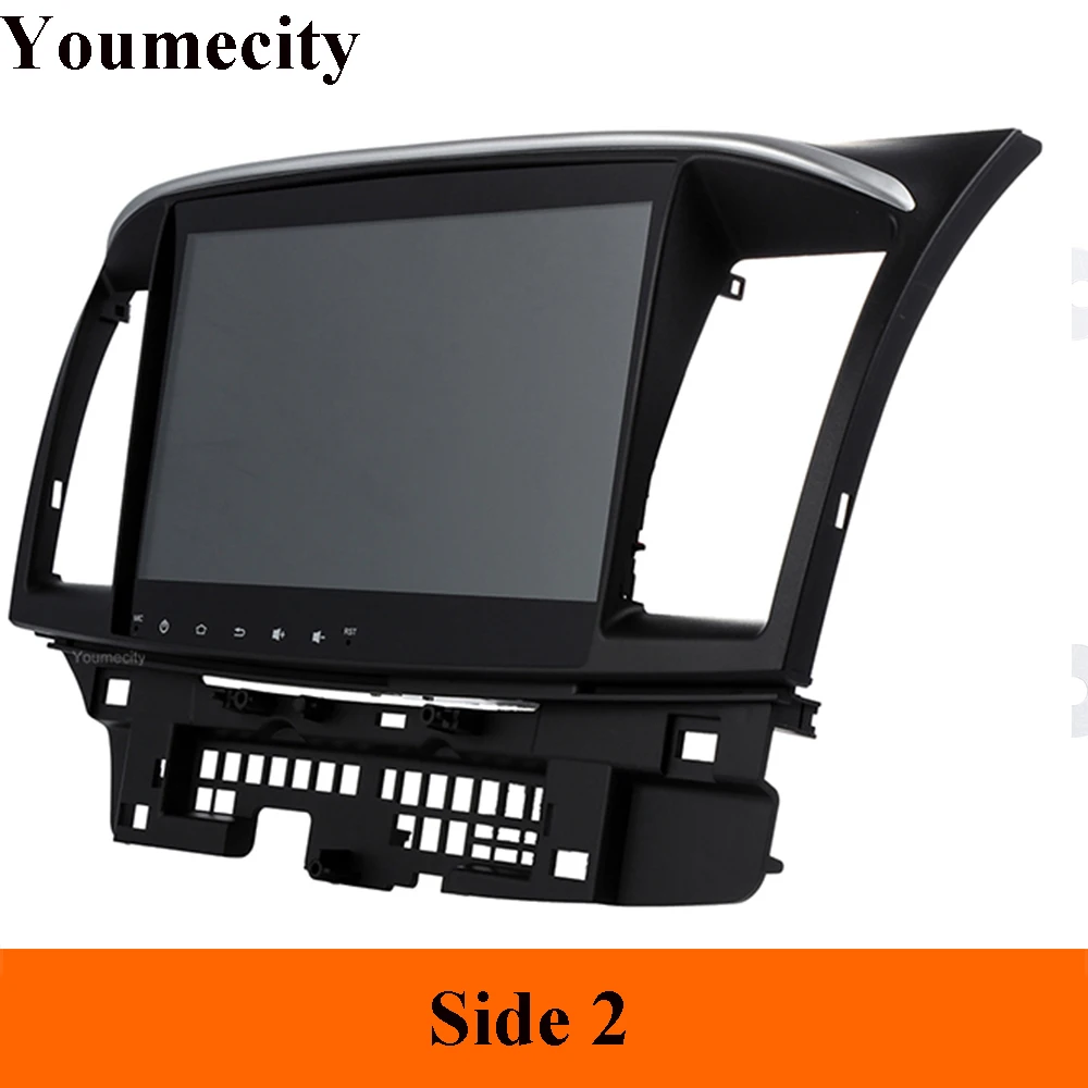 Clearance Youmecity Android 9.0 Car DVD for MITSUBISHI LANCER 10.1 inch 2 DIN 3G/4G GPS radio video player with Capacitive 2007-2018 9 x 3