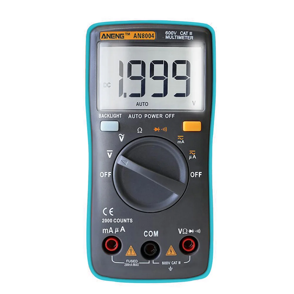 

ANENG AN8004 multimetro Multimeter Profesional Transistor Capacitor Tester esr lcr multi meter analog multimeter true rm