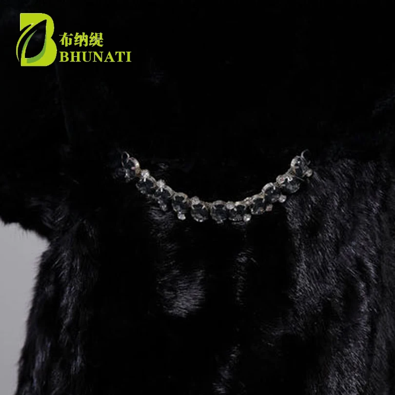 BHUNATI 2018 Faux/imitation Fur with Hooded Coat Winter Fur Coat Long Outwear Warm Clothing With belt Plus Size Women Coats